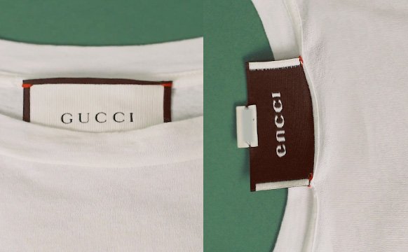 how to know if a gucci shirt is real
