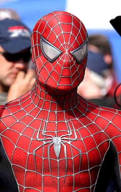 Spider-Man during Filming of Spider-Man 2 on Location in Lower___.jfif