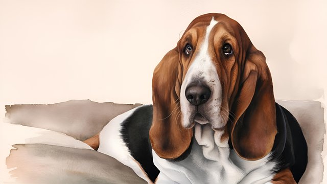 Gentle Basset Hound Portrait.jpg