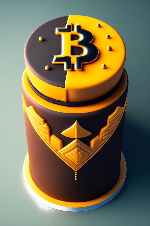 a cake with the bitcoin logo (1).jpg