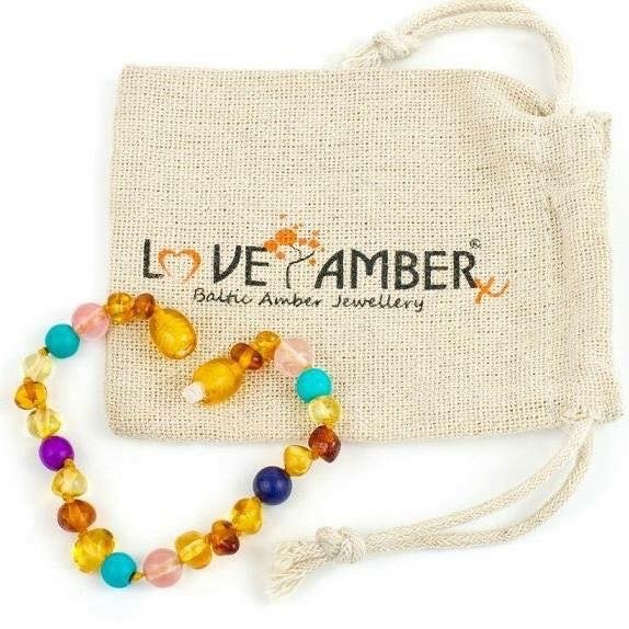 Recharging amber hot sale teething necklace