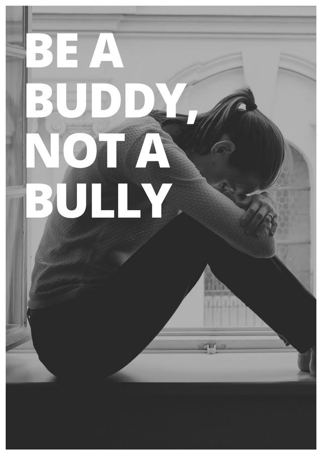 Gray and Red Bordered Child Anti Bullying Poster.png