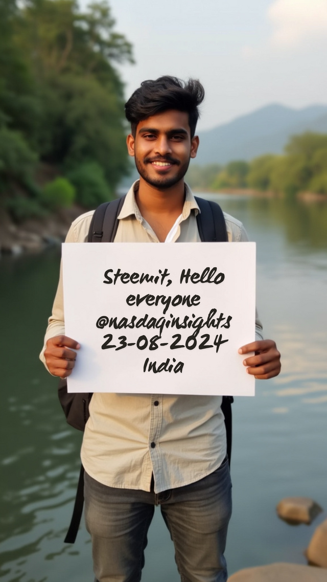 Steemit, Hello everyone @nasdaqinsights 23-08-2024 India.png