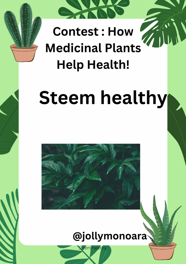 Green Minimalist Plant Blank Page Border.png