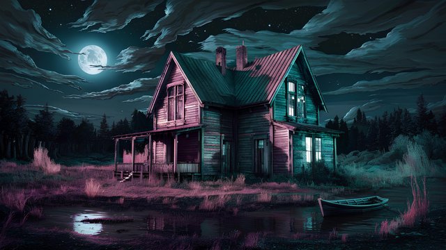 light_old_house_full_moon_clouds_wooden_boat.jpg