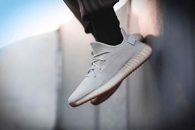 yeezy sesame on feet