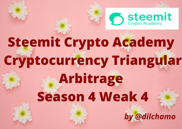 Steemit Crypto Academy Cryptocurrency Triangular Arbitrage Season 4 Weak 4.png