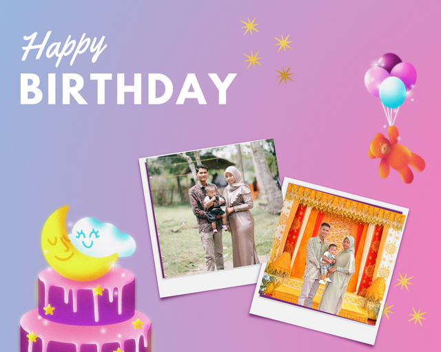 Dreamy Pink-Purple Gradient For Kids HBD Photo Collage.png