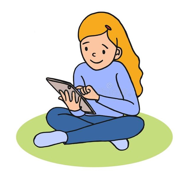 little-girl-tablet-pc-cute-playing-computer-sat-grass-vector-cartoon-style-illustration-70304642.jpg