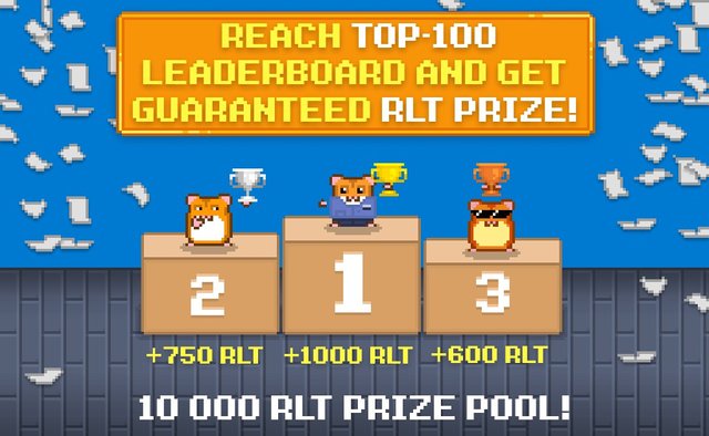 Reach TOP-100 Leaderboard And Get Guaranteed RLT Prize