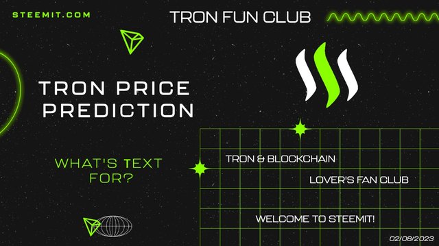 Tron Price Prediction :: What's Тext For?