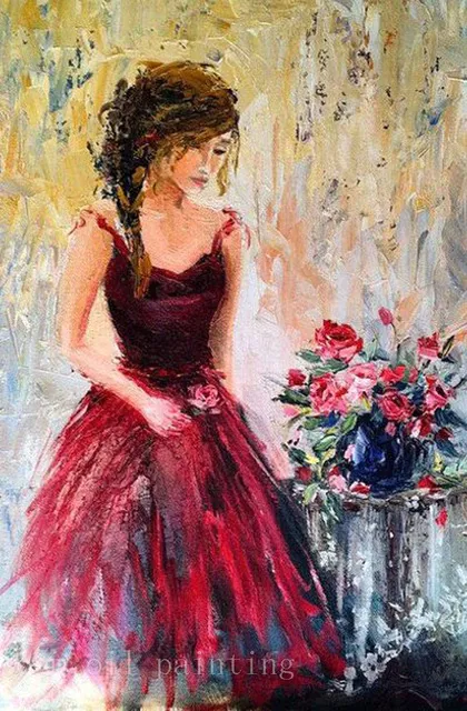 Hand-Painted-Modern-Wall-Art-Knife-Oil-Painting-Feminine-Romantic-Woman-Figure-Red-Roses-Impressionist-Canvas.jpg_640x640.jpg