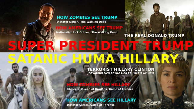 PEOPLE SEE HILLARY AND TRUMP TO TWD AND GOT RICK NEGAN CERSEI DRAGON QUEEN 01.png