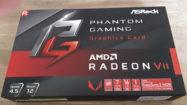 Phantom Gaming X Radeon VII 16G package
