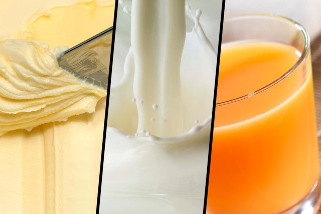 1800ss_getty_rf_margarine_soymilk_orange_juice_triptych.jpg