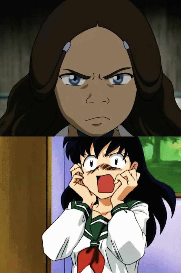 Katara Intimidates Kagome.jpg