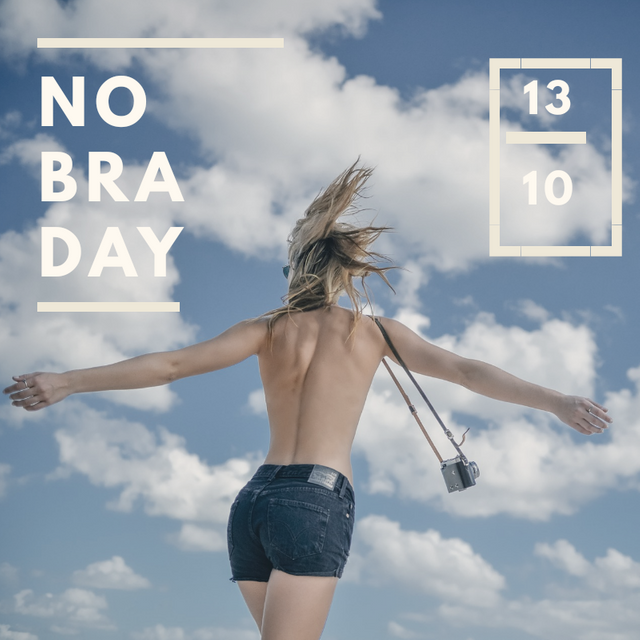 JoyNews - Although the origins of No Bra Day are unclear – this event has  been running since 2011. No Bra Day aims to raise awareness of breast  cancer during October. It