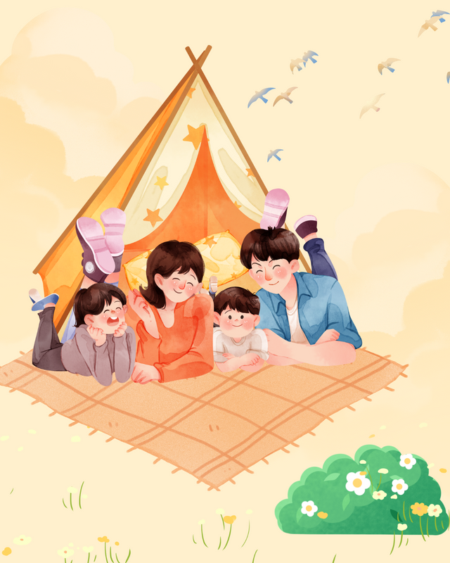 Yellow Playful Cute Illustrative. International Day of Families Instagram Post .png