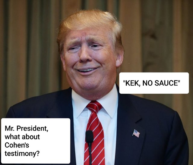 Qanon 8 chan meme POTUS on Cohen testimony no sauce 2 27 2019.jpg