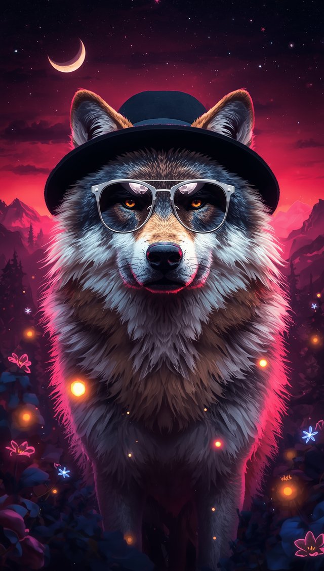 Lucid_Origin_A_large_fluffy_wolf_with_a_relaxed_expression_wea_0.jpg
