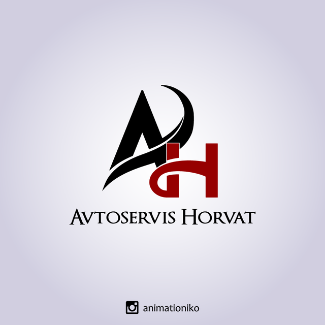 oblikovanje logotipa -Avtoservis horvat  - logotip animationiko.png