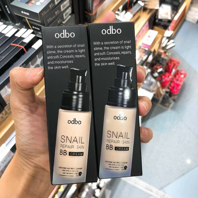 Kem nền trang điểm tái tạo da Odbo Snail Thái.jpg