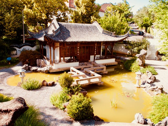 Chinese Garden In Stuttgart Chinesischer Garten In Stuttgart