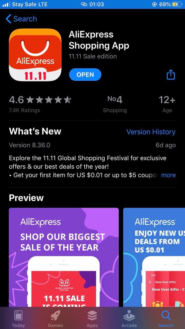 AliExpress Shopping App na App Store