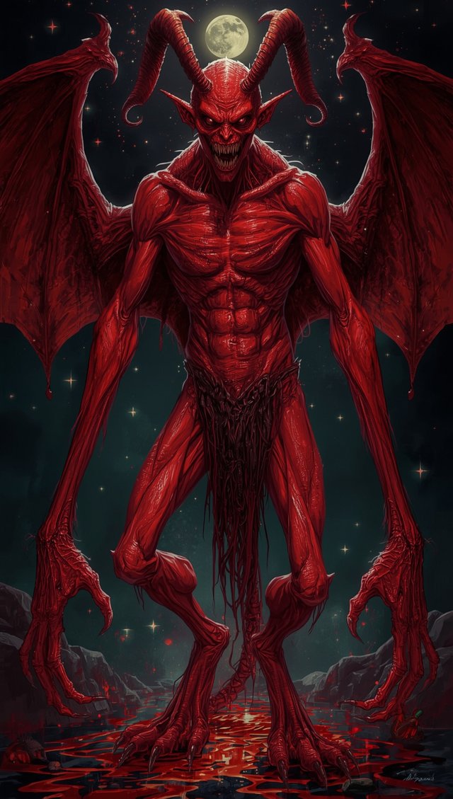 Lucid_Realism_Beautiful_and_creepy_demon_with_vibrant_red_skin_2.jpg