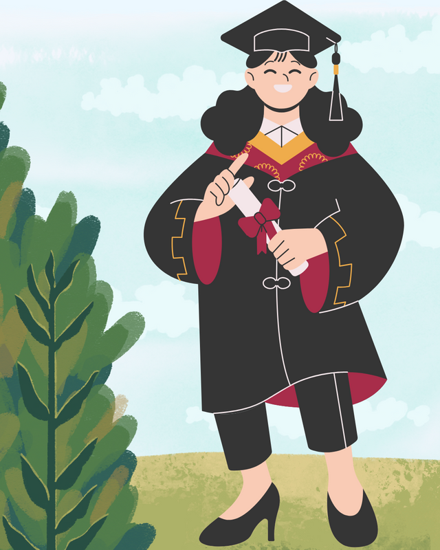 Green Black and Red Playful Happy Graduation Instagram Post.png