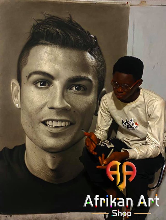 Christiano Ronaldo by Mayor Olajide.jpg