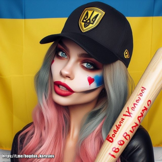 Харлі Квінн бейсбол 4 Harley Quinn Bogdan Karasiov Богдан Карасьов.jpg