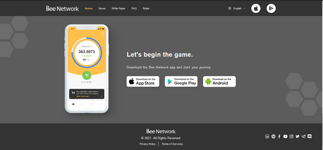 Cryptocurrency Mining Apps Similar to Pi Network  - Bee Network (1).PNG