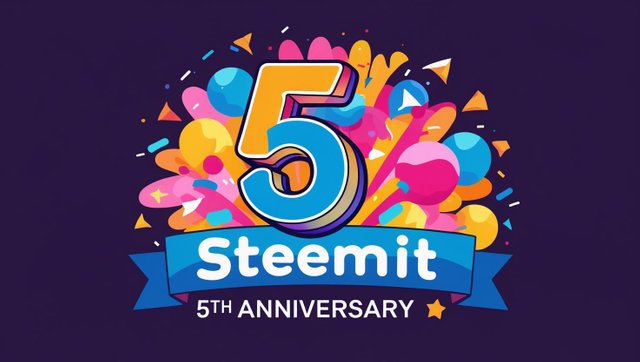 5th anniversary on steemit.jpg
