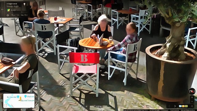 Hogewoerd 4 aug 2017 2 unkknown people on terrace_DAP_Re-Acrylic.jpg