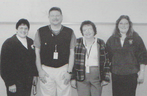 2000-2001 FGHS Yearbook Page 66 Teachers Hoffmeister & Teri Otto n Dee Kyle of Careers n Computers Class GROUP.png