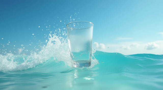 an_empty_glass_floats_in_clear_water_like_a_surfer_in_a_tropical_sea_bobbing_on_the_waves_and_creat_i0x2xe3egphffnxuahvm_2.png