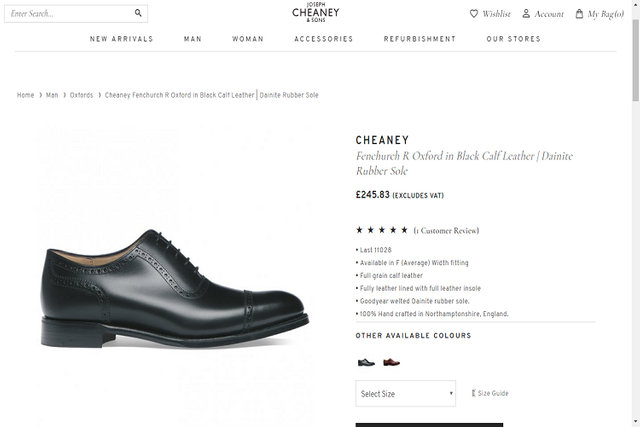 Cheaney Fenchurch R oxford in Black Calf Leather.png