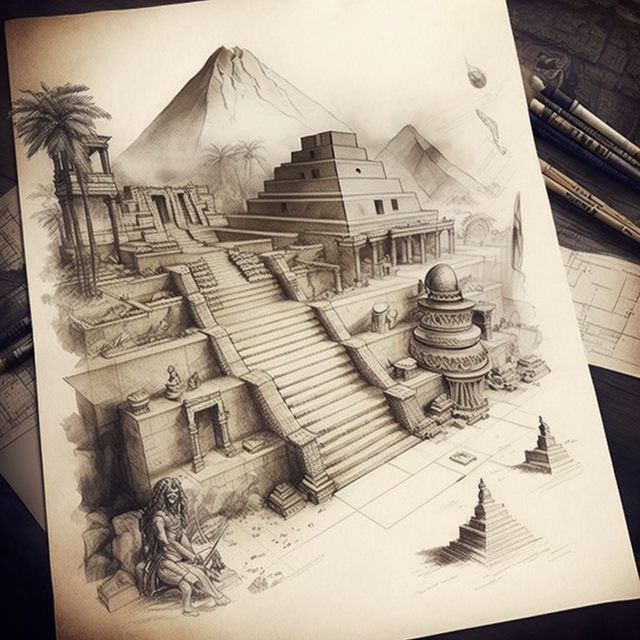 luchazG10_pencil_and_white_paper_draw_of_and_forgotten_civiliza_3c982797-4cfa-4f95-ab0f-18235cf50899.png