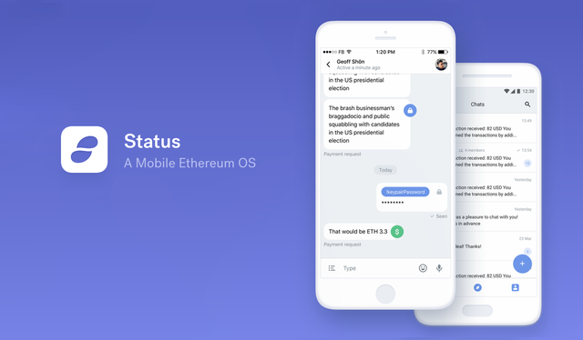 Status Dapp Where You Can Chat Transact And Access A Revolutionary World Of Dapps Steemit
