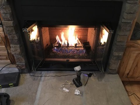 g45 gas fireplace burner natural gas remote ignition GoldCap Chimney Sweep Pinetop Arizona.jpg