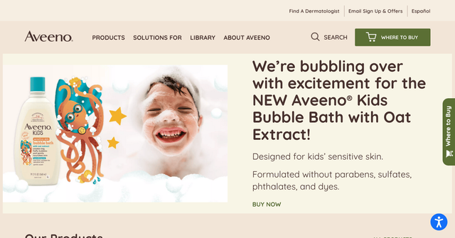 Aveeno Baby website.png