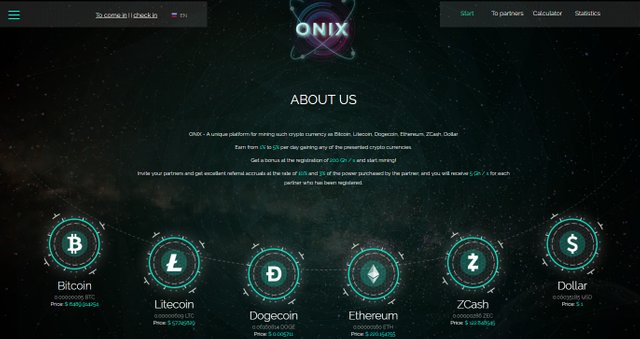 Free Bitcoin Income New Mining Site Onix Cc Online Earning Site - 