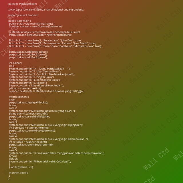 package laptopwalictd; public class Laptop { private String merek; private double harga; Konstruktor untuk menginisialisasi atribut public Laptop(String merek, double harga) { this.merek = merek; (12).png