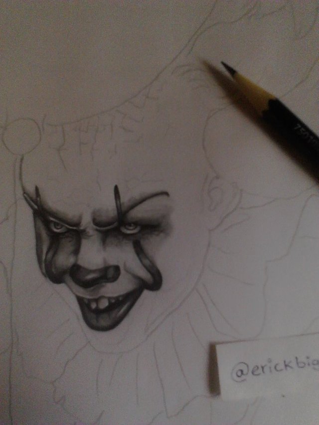Drawing Of Pennywise It Style Realistic Steemit