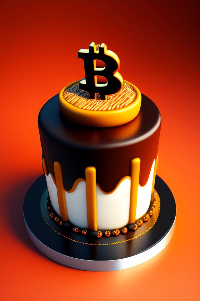 a cake with the bitcoin logo (4).jpg
