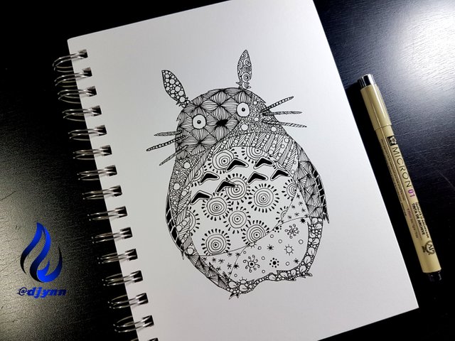 Pattern Art Totoro パターンアート トトロ Steemit