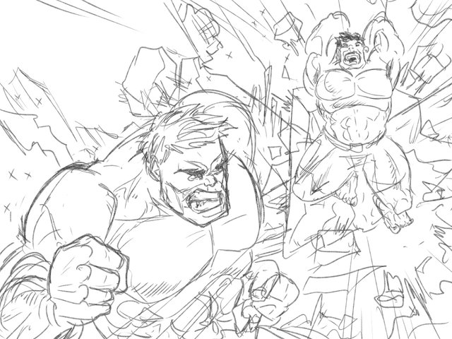 2012 Marvel Greatest Heroes Avengers sketch card Rooth Red Hulk | eBay