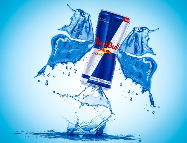 Flying Red Bull Drinks Advertisement Tutorial In Photoshop Steemit