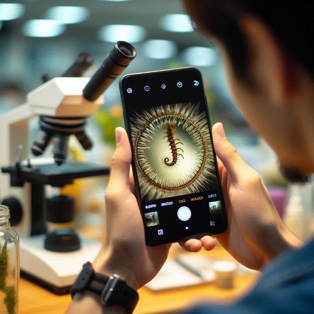 a macro photographer taking photography at the age of 20 with the help of a mobile phone.png